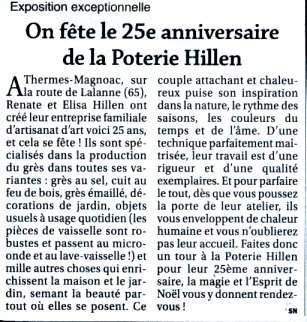 Wenn Sie reinschauen möchten, klicken Sie bitte hier drauf - La Poterie Hillen - www.poterie.fr